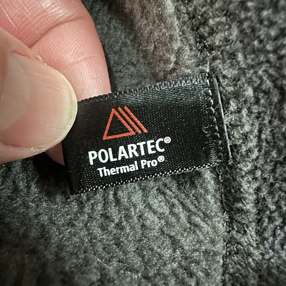 Patagonia Men's Green R2 Logo Full Zip Deep Pile Polartec Fleece Jacket Size XL - Picture 12 of 12